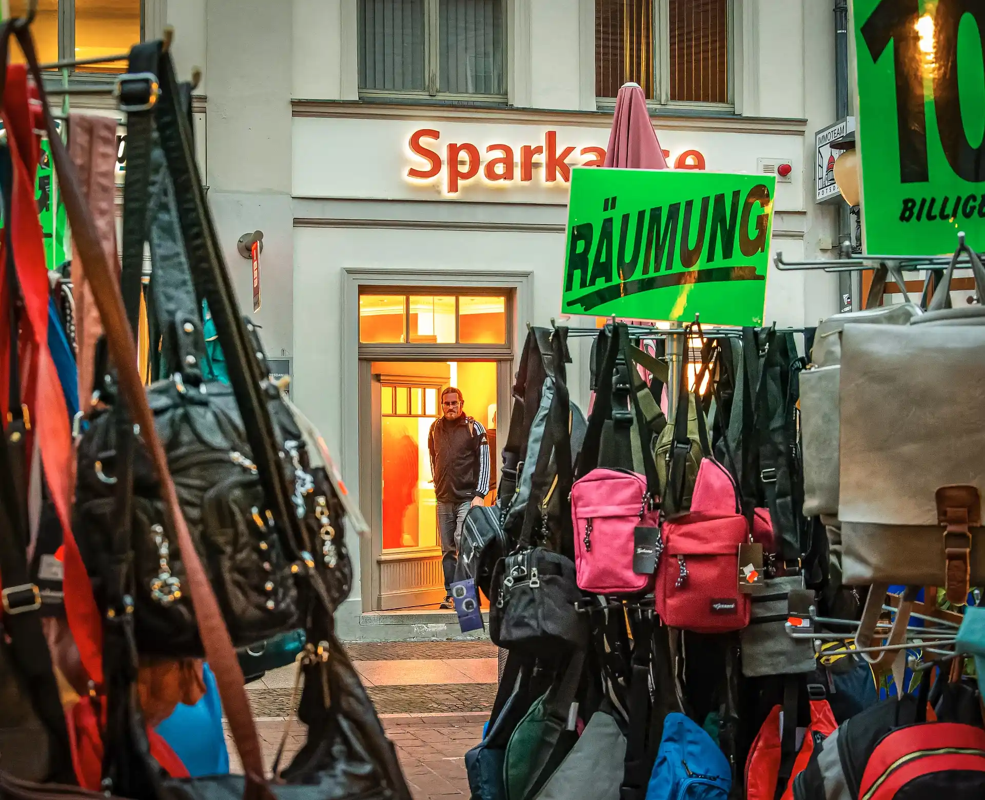 Ein abendlicher Bummel durch die Brandenburger Straße in Potsdam