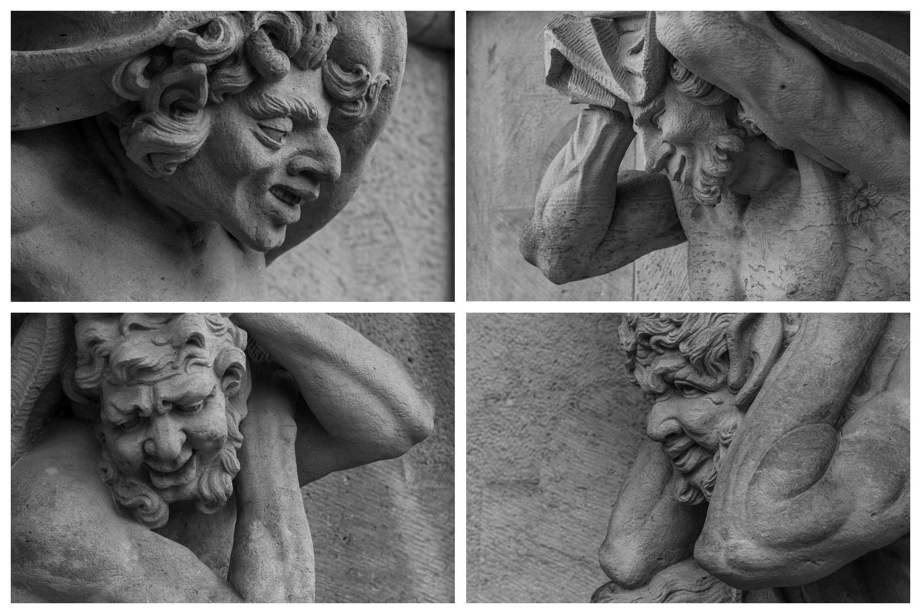 Skulpturen im Zwinger